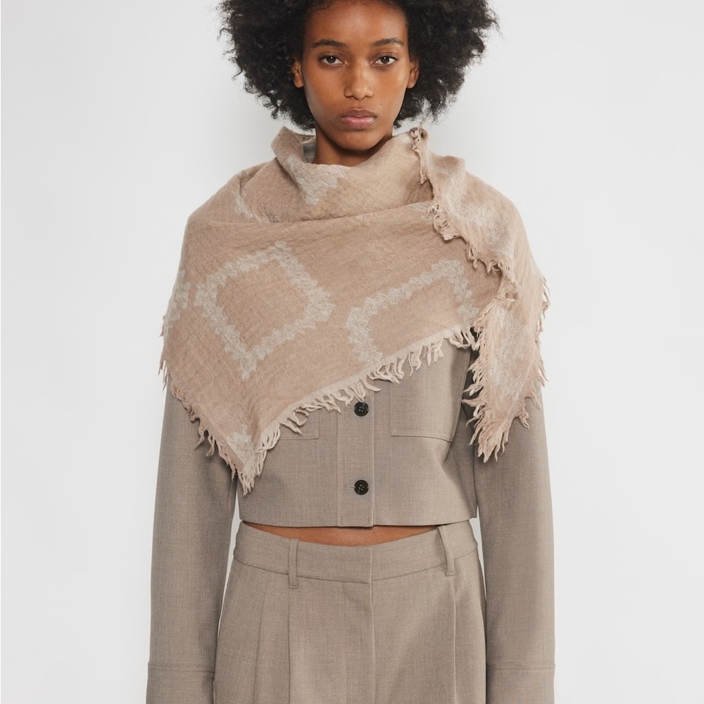 Wilfred Blanket Fringed Scarf